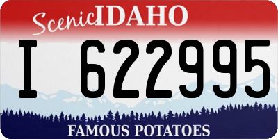 ID license plate I622995