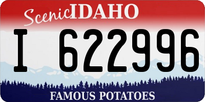 ID license plate I622996