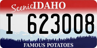 ID license plate I623008