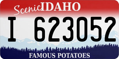 ID license plate I623052
