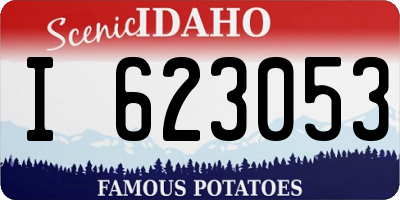 ID license plate I623053