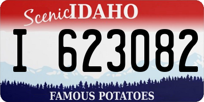 ID license plate I623082