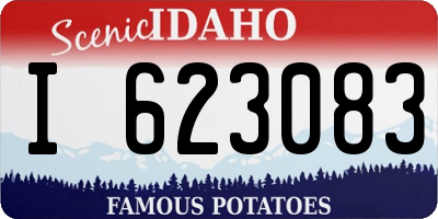 ID license plate I623083
