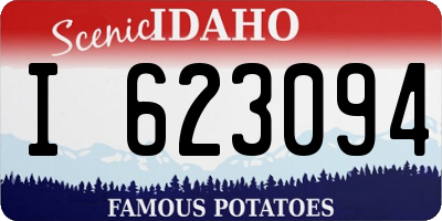 ID license plate I623094