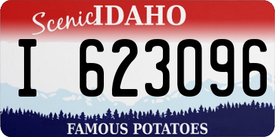 ID license plate I623096