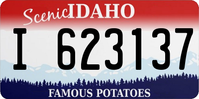 ID license plate I623137