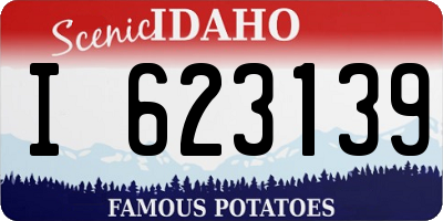 ID license plate I623139