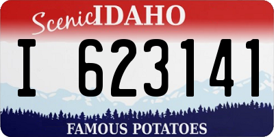 ID license plate I623141