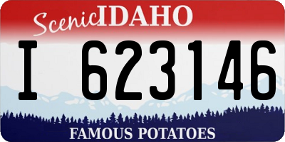 ID license plate I623146