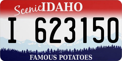 ID license plate I623150