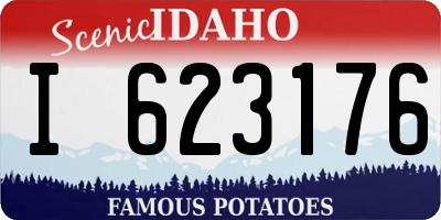 ID license plate I623176