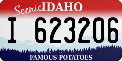 ID license plate I623206