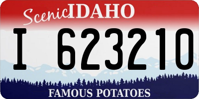 ID license plate I623210