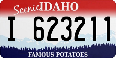 ID license plate I623211