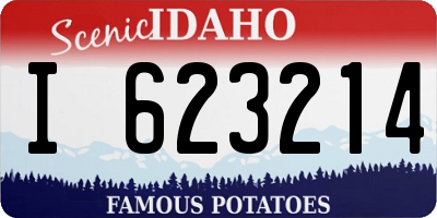 ID license plate I623214