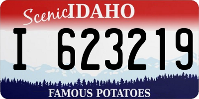 ID license plate I623219