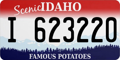 ID license plate I623220
