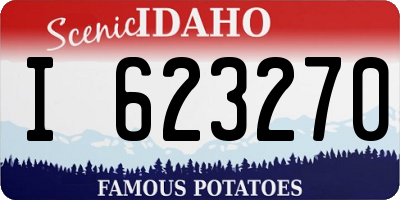 ID license plate I623270