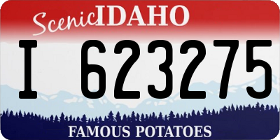 ID license plate I623275