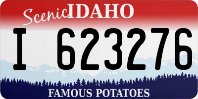 ID license plate I623276