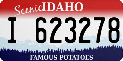 ID license plate I623278