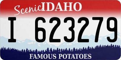ID license plate I623279