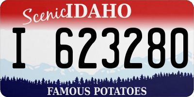 ID license plate I623280