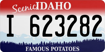 ID license plate I623282