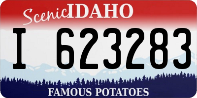 ID license plate I623283