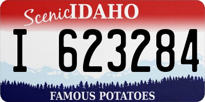 ID license plate I623284