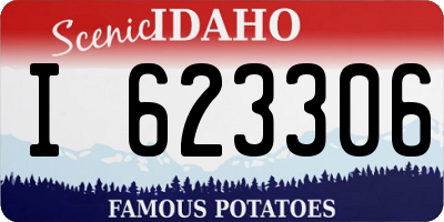 ID license plate I623306