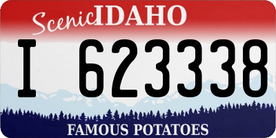 ID license plate I623338