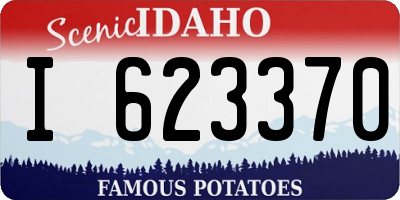ID license plate I623370