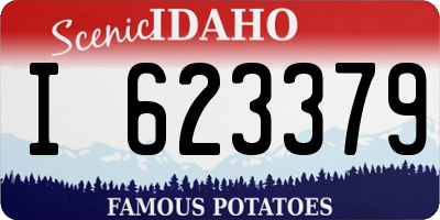 ID license plate I623379