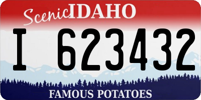 ID license plate I623432