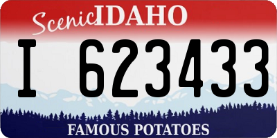 ID license plate I623433