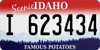 ID license plate I623434