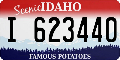 ID license plate I623440