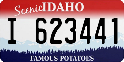 ID license plate I623441