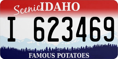 ID license plate I623469