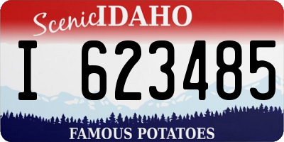 ID license plate I623485