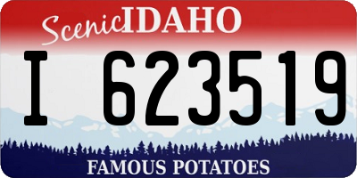 ID license plate I623519