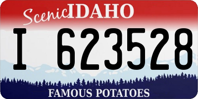 ID license plate I623528