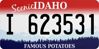 ID license plate I623531