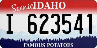 ID license plate I623541