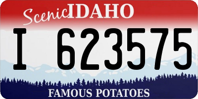 ID license plate I623575