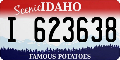 ID license plate I623638