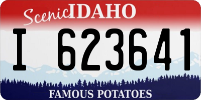 ID license plate I623641