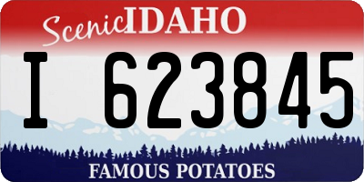 ID license plate I623845