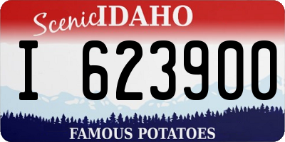 ID license plate I623900
